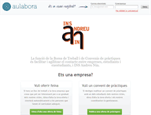 Tablet Screenshot of ies-andreu-nin.aulabora.com
